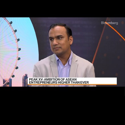 Peak XV MD, Rohit Agarwal LIVE on Bloomberg