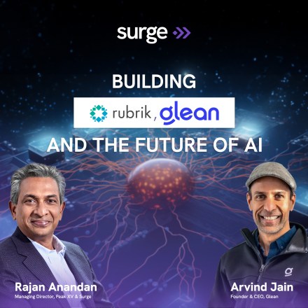 Arvind Jain & Rajan Anandan: Scaling Rubrik, Glean, and the Future of AI